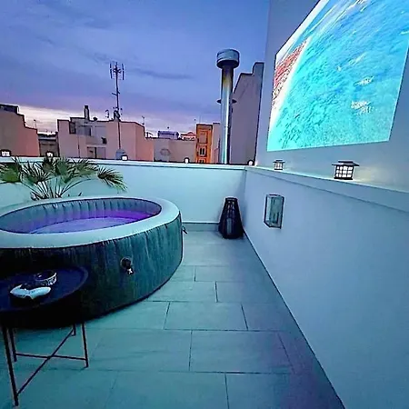 Atico Con Jacuzzi Privado , 1 Min Walk De Playa Levante Santa Pola